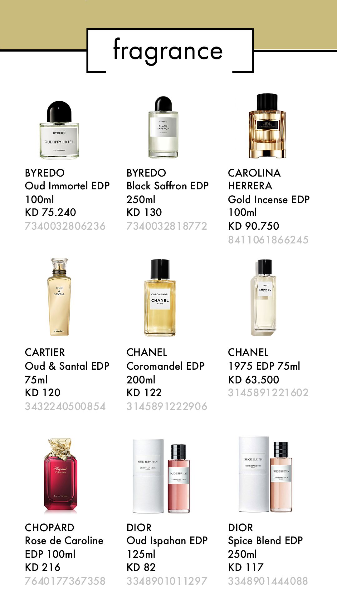 byredo harvey nichols